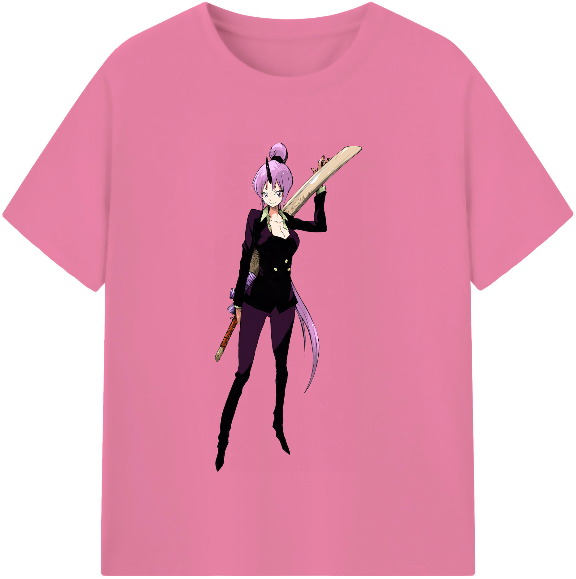 （画像用） 転スラ Regarding Reincarnated to Slime 綿100％半袖Tシャツ（フロントプリント）